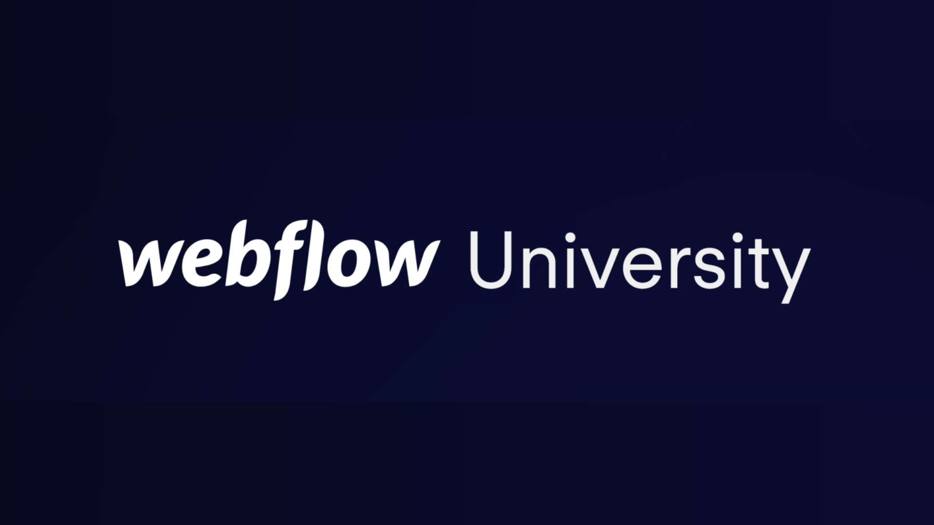 webflow University